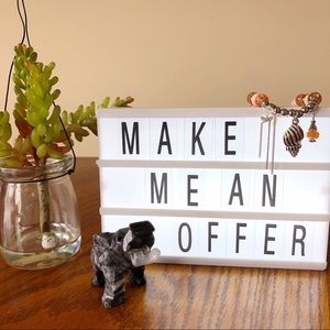 Don’t like the price? Make me an offer!